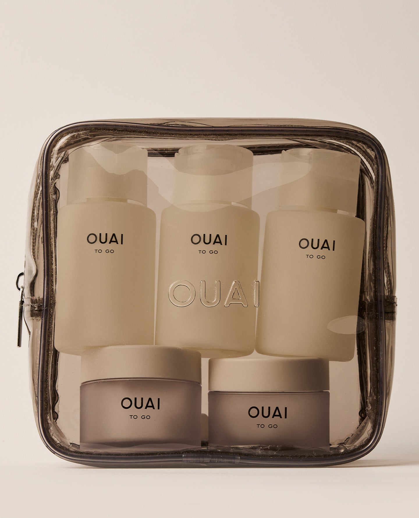 OUAI To Go Refillable Travel Bottle Kit